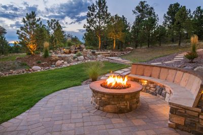 Fire Pit Installation - Building Zavalla, Texas