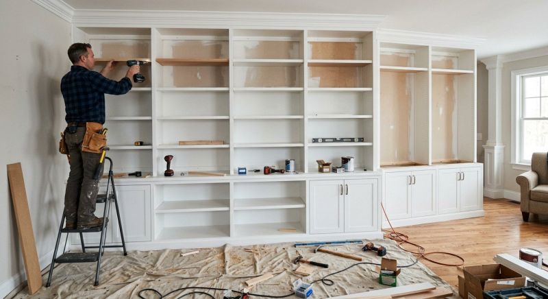 Bookcase Construction in Durham, NC