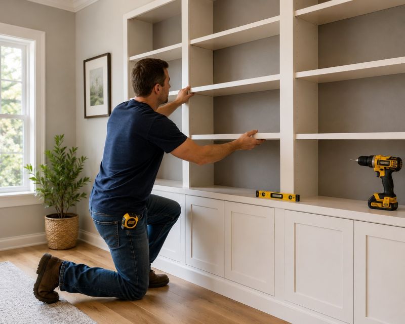 Bookcase Installation in Raleigh, NC