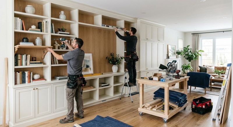 Bookshelves Installation in Durham, NC